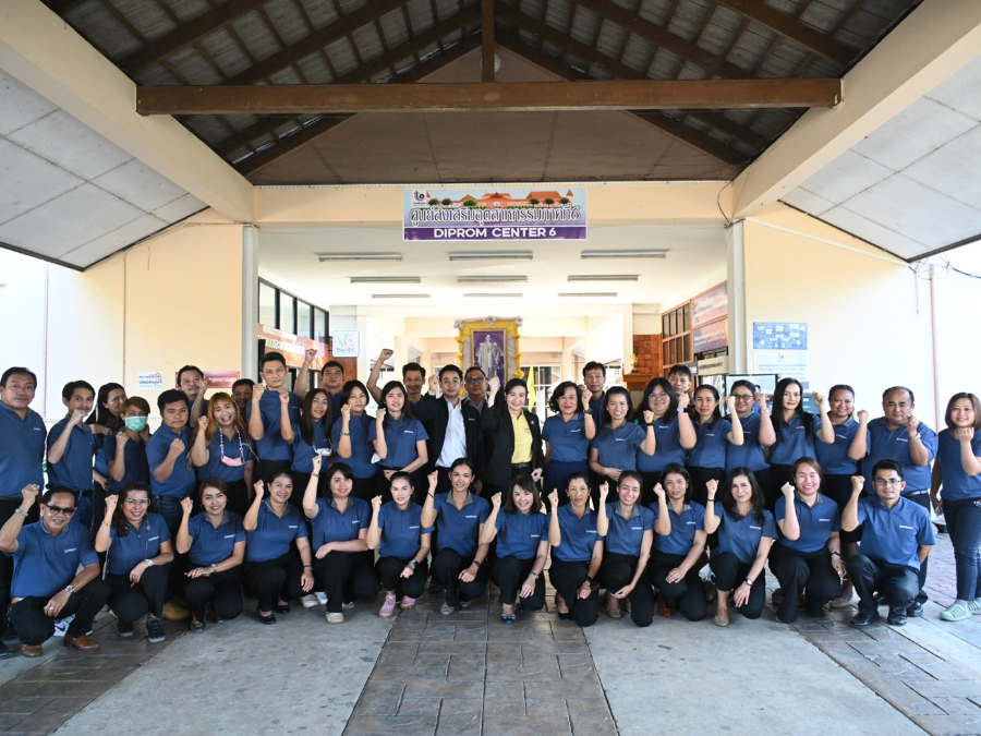 รสอ.รก.รปอ.ณัฏฐิญาฯ รุดเยี่ยม DIPROM CENTER 6 พร้อมย้ำจับมือ สอจ.นครราชสีมา ร่วมปั้นผู้ประกอบการสู่ความยั่งยืน