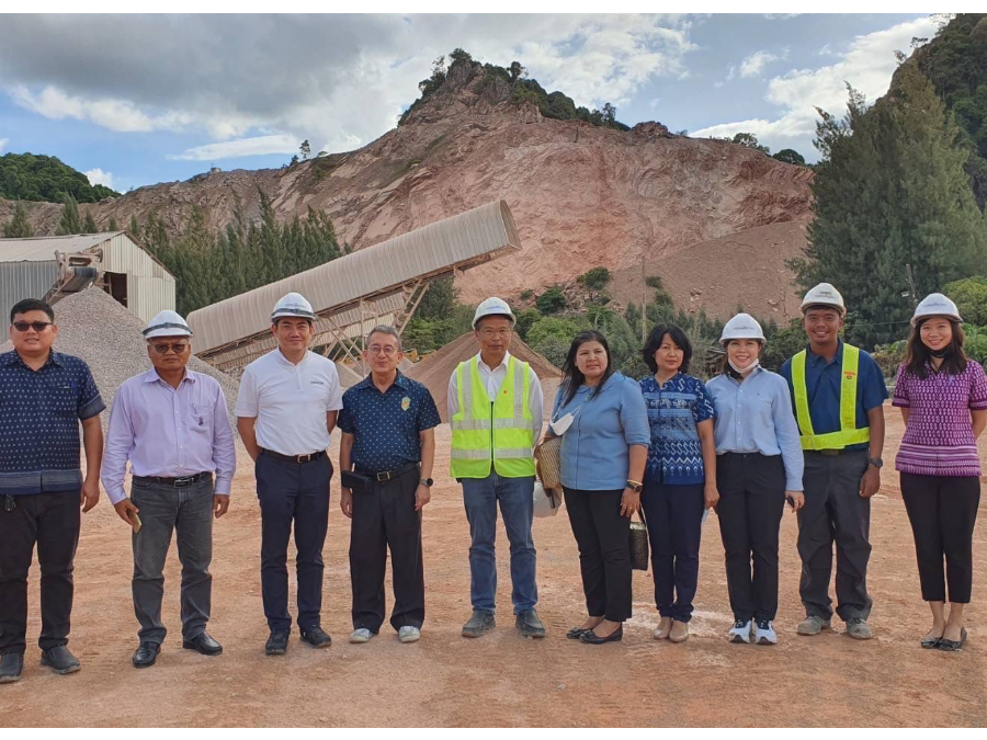 ผู้ตรวจฯ ภาสกร นำทีมลงพื้นที่ตรวจเยี่ยมและติดตามผลการดำเนินการเพิ่มประสิทธิภาพการกำกับดูแลและส่งเสริมการประกอบกิจการเหมืองแร่ ตามแนวอุตสาหกรรมวิถีใหม่