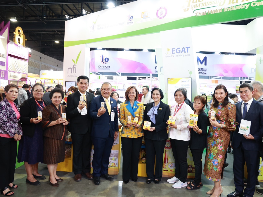 กระทรวงอุตสาหกรรม เปิดบูธศูนย์อุตสาหกรรมฮาลาลไทย ในงาน THAIFEX-Anuga Asia 2024 พร้อมขับเคลื่อนอุตสาหกรรมฮาลาลไทยสู่ Halal Hub ของภูมิภาค
