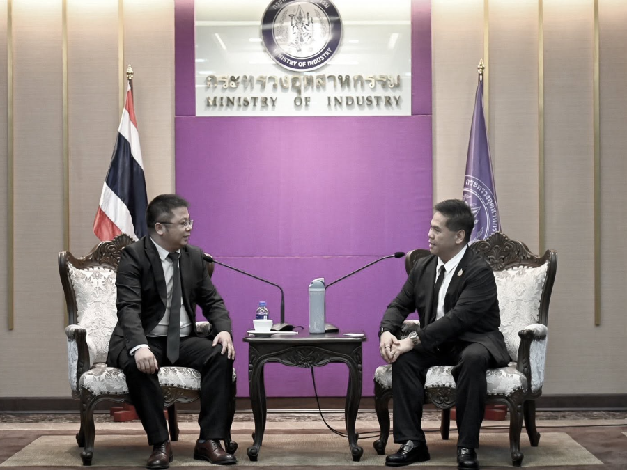 รมว.อุตฯ - GWM แลกเปลี่ยนวิสัยทัศน์ เทคโนโลยียานยนต์-กระบวนการรีไซเคิลแบตเตอรี่อย่างเป็นระบบ